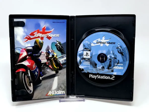 Interior del juego Speed Kings (ESP) para PlayStation 2 con disco y manual