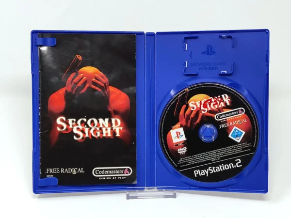 Lateral de la caja de Second Sight (ESP) (Rebajado) para PlayStation 2