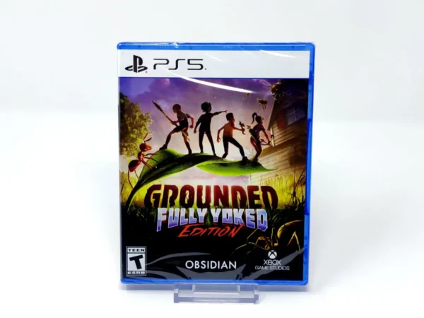 Portada de Grounded (Fully Yoked Edition) (USA) (Limited Run) (Precintado) para PlayStation 5, edición NTSC USA, nuevo