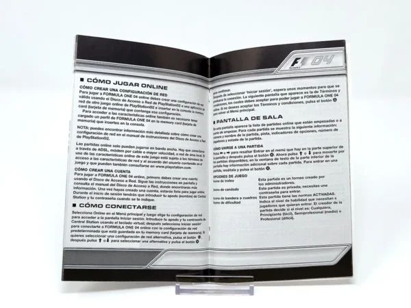 Formula One 04 (ESP) (Manual) para PlayStation 2, edición PAL España, de segunda mano