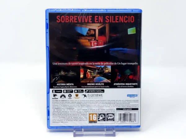 Parte trasera de A Quiet Place: The Road Ahead (ESP) (Precintado) para PlayStation 5, edición PAL España