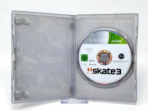 Interior del juego Skate 3 (ESP) (Classics) (Rebajado) para XBOX 360 con disco y manual