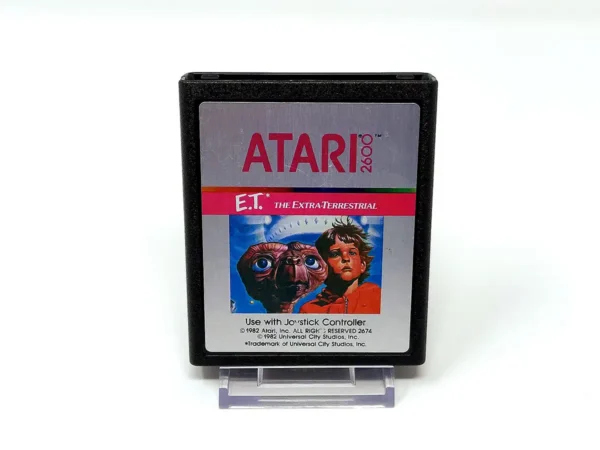 Portada de E.T.: The Extra-Terrestrial (Cartucho) para Atari, de segunda mano