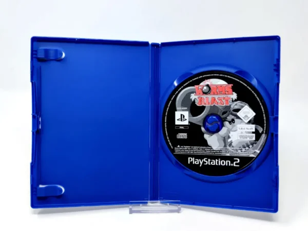 Interior del juego Worms Blast (ESP) (Rebajado) para PlayStation 2 con disco y manual