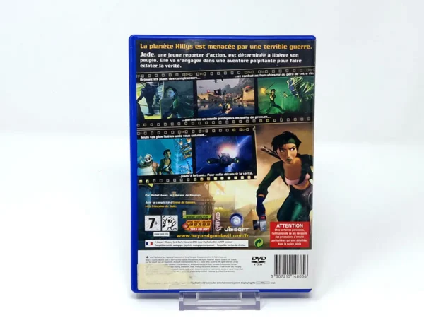 Parte trasera de Beyond Good & Evil (FRA) para PlayStation 2, edición PAL Francia