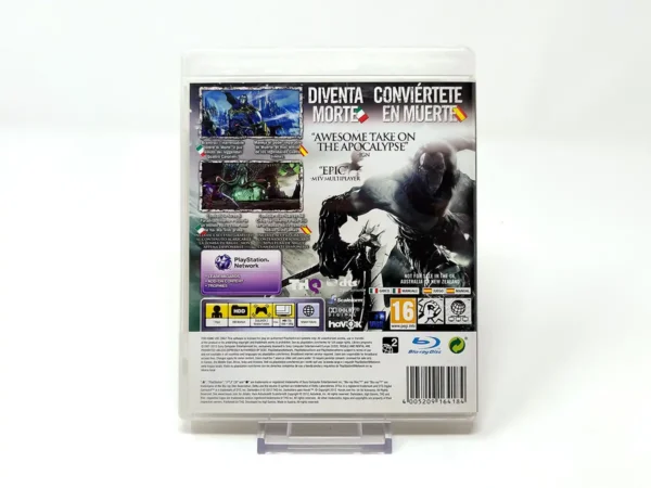 Parte trasera de Darksiders II (Limited Edition) (ESP) para PlayStation 3, edición PAL España