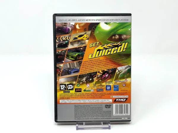 Parte trasera de Juiced (ESP) (Platinum) (Rebajado) para PlayStation 2, edición PAL España