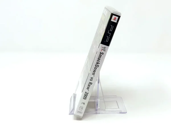 Lateral de la caja de WWE SmackDown vs. Raw 2009 (ESP) para PSP