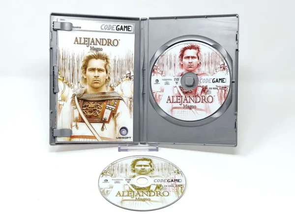 Interior del juego Alejandro Magno (ESP) para PC con disco y manual