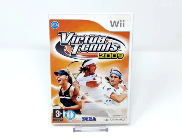 Portada de Virtua Tennis 2009 (ESP) para Nintendo Wii, edición PAL España, de segunda mano