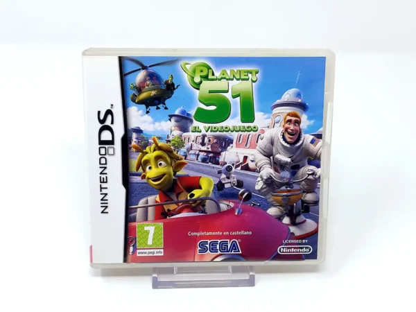 Portada de Planet 51: El Videojuego (ESP) para Nintendo DS, edición PAL España, de segunda mano