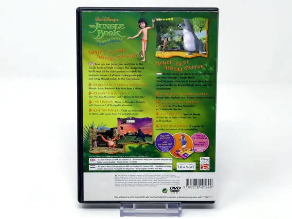 Parte trasera de Walt Disney's The Jungle Book: Groove Party (UK) (Rebajado) para PlayStation 2, edición PAL UK