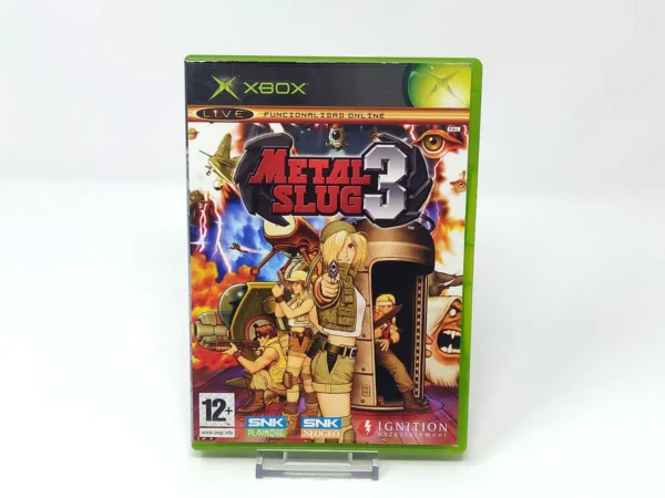 Portada de Metal Slug 3 (ESP) para XBOX, edición PAL España, de segunda mano