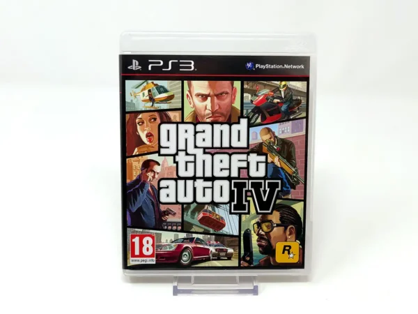 Portada de Grand Theft Auto IV (ESP) (Con Mapa) para PlayStation 3, edición PAL España, de segunda mano