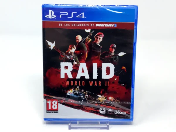 Portada de RAID: World War II (ESP) (Precintado) para PlayStation 4, edición PAL España, nuevo