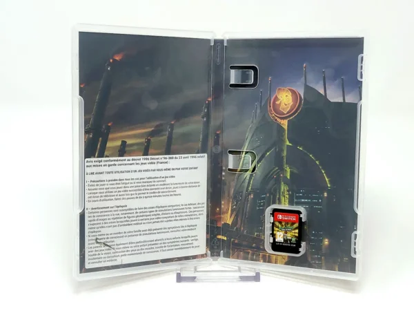 Interior del juego Oddworld: New 'n' Tasty (ESP) para Nintendo Switch con disco y manual