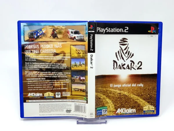 Dakar 2 (ESP) (Carátula) para PlayStation 2, edición PAL España, de segunda mano