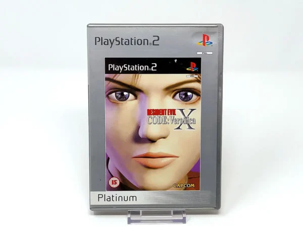 Portada de Resident Evil: Code - Veronica X (ESP) (Platinum) (v1) para PlayStation 2, edición PAL España, de segunda mano