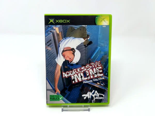 Portada de Aggressive Inline (FRA) para XBOX, edición PAL Francia, de segunda mano
