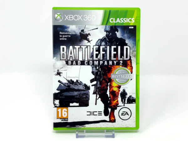 Portada de Battlefield: Bad Company 2 (ESP) (Classics) para XBOX 360, edición PAL España, de segunda mano