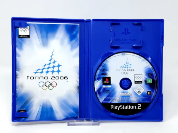 Interior del juego Torino 2006 (ESP) para PlayStation 2 con disco y manual