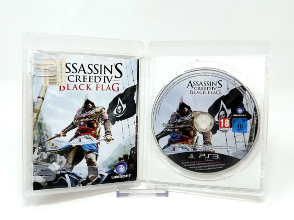 Interior del juego Assassin's Creed IV: Black Flag (Edición Especial) (ESP) para PlayStation 3 con disco y manual