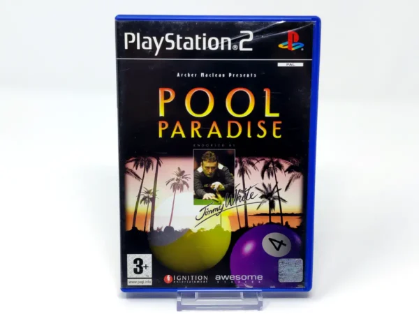 Portada de Pool Paradise (UK) para PlayStation 2, edición PAL UK, de segunda mano