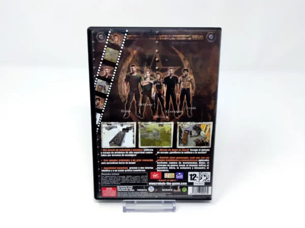 Parte trasera de Rebels: Prison Escape (ESP) para PC, edición PAL España