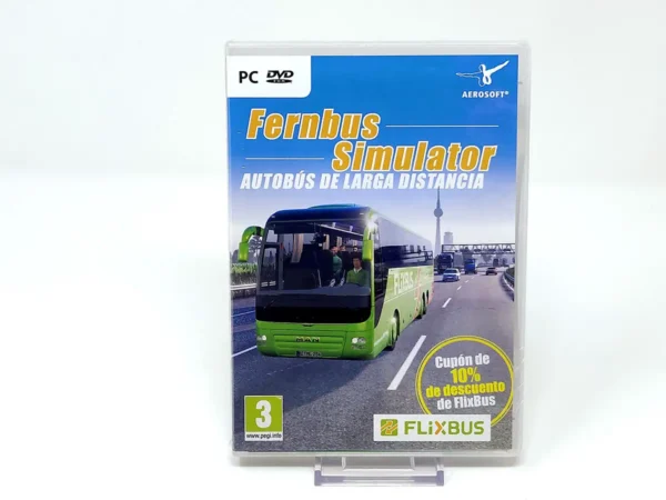 Portada de Fernbus Simulator (ESP) (Precintado) para PC, edición PAL España, nuevo