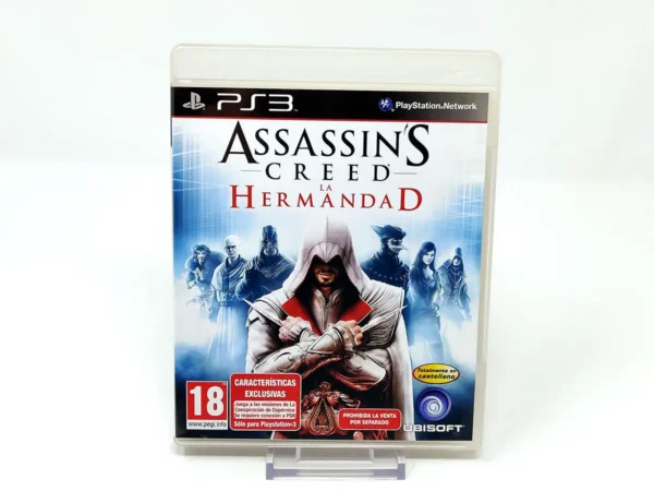 Portada de Assassin's Creed: La Hermandad (ESP) (v2) para PlayStation 3, edición PAL España, de segunda mano