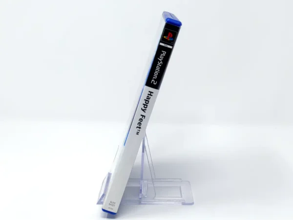 Lateral de la caja de Happy Feet (ESP) para PlayStation 2