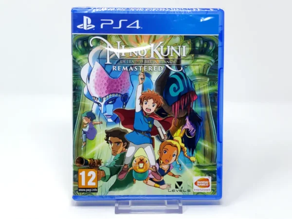 Portada de Ni no Kuni: La Ira de la Bruja Blanca - Remastered (ESP) (Precintado) para PlayStation 4, edición PAL España, nuevo