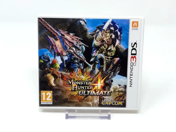 Portada de Monster Hunter 4: Ultimate (ESP) para Nintendo 3DS, edición PAL España, de segunda mano