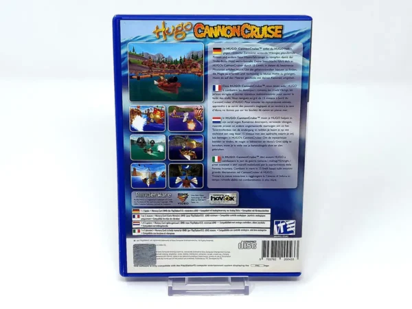 Parte trasera de Hugo: CannonCruise (FRA) para PlayStation 2, edición PAL Francia
