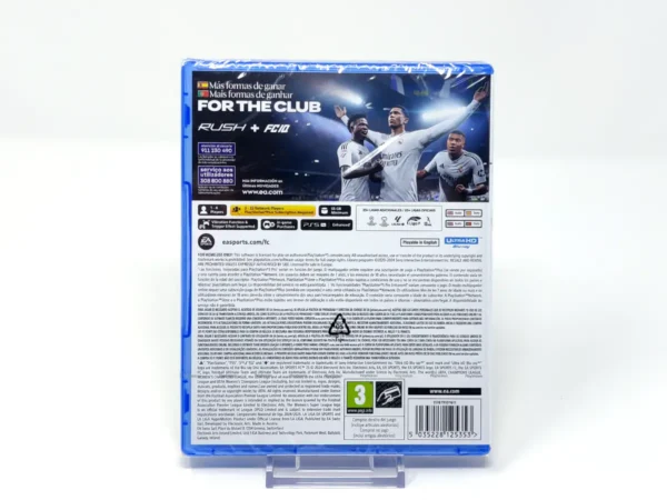 Parte trasera de EA SPORTS FC 25 (ESP) (Precintado) para PlayStation 5, edición PAL España