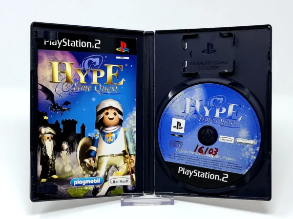 Interior del juego Hype: The Time Quest (ESP) (Rebajado) para PlayStation 2 con disco y manual
