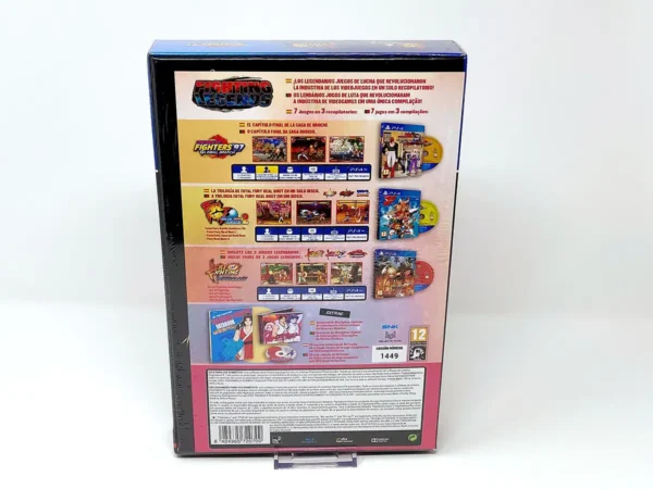 Parte trasera de SNK Fighting Legends (EDICIÓN DIGIPACK) (ESP) (Precintado) para PlayStation 4, edición PAL España