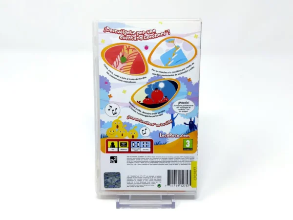 Parte trasera de LocoRoco (ESP) (Essentials) (Rebajado) para PSP, edición PAL España