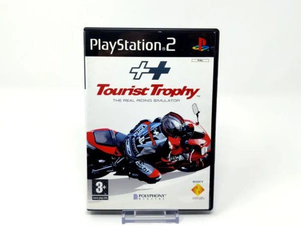 Portada de Tourist Trophy: The Real Riding Simulator (ESP) para PlayStation 2, edición PAL España, de segunda mano
