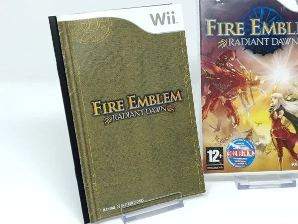 Lateral de la caja de Fire Emblem: Radiant Dawn (ESP) para Nintendo Wii