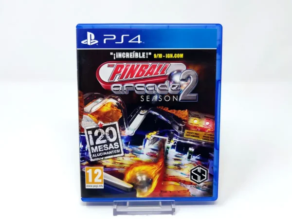 Portada de The Pinball Arcade: Season 2 (ESP) para PlayStation 4, edición PAL España, de segunda mano