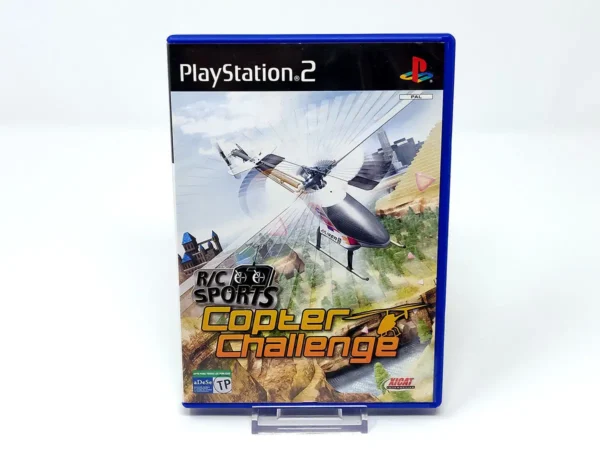 Portada de R/C Sports Copter Challenge (ESP) para PlayStation 2, edición PAL España, de segunda mano