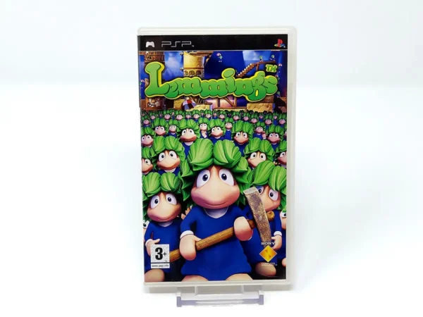 Portada de Lemmings (ESP) (Promo) para PSP, edición PAL España, de segunda mano