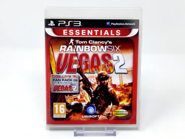 Portada de Tom Clancy's Rainbow Six: Vegas 2: Complete Edition (ESP) (Essentials) para PlayStation 3, edición PAL España, de segunda mano