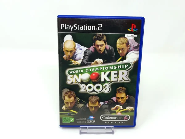 Portada de World Championship Snooker 2003 (FRA) para PlayStation 2, edición PAL Francia, de segunda mano