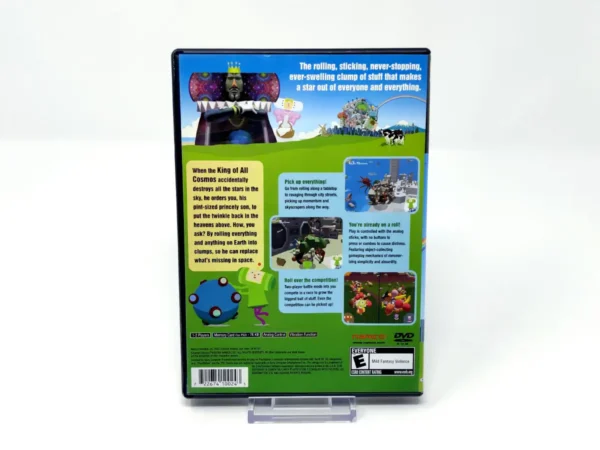 Parte trasera de Katamari Damacy (USA) para PlayStation 2, edición NTSC USA