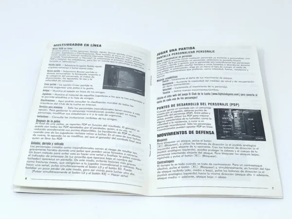 Interior del juego El Club de la Lucha (ESP) (Rebajado) para PlayStation 2 con disco y manual