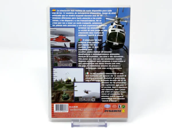 Parte trasera de Chopper 3D Airsim (ESP) para PC, edición PAL España