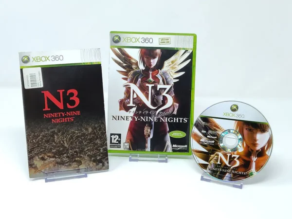 Lateral de la caja de N3: Ninety-Nine Nights (ESP) para XBOX 360