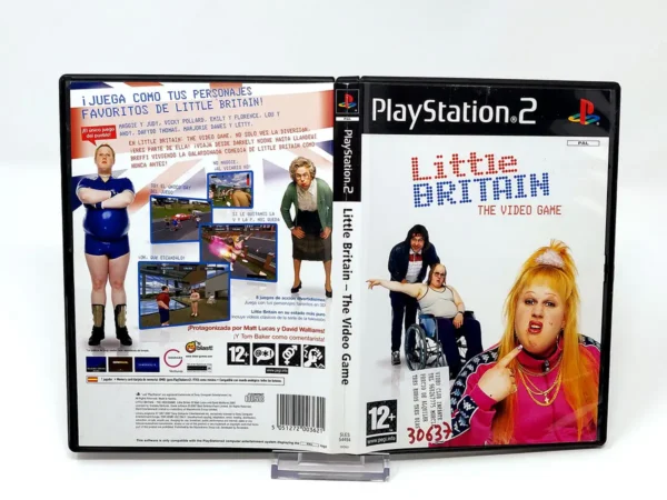 Little Britain -The Video Game (ESP) (Carátula) (Rebajado) para PlayStation 2, edición PAL España, de segunda mano